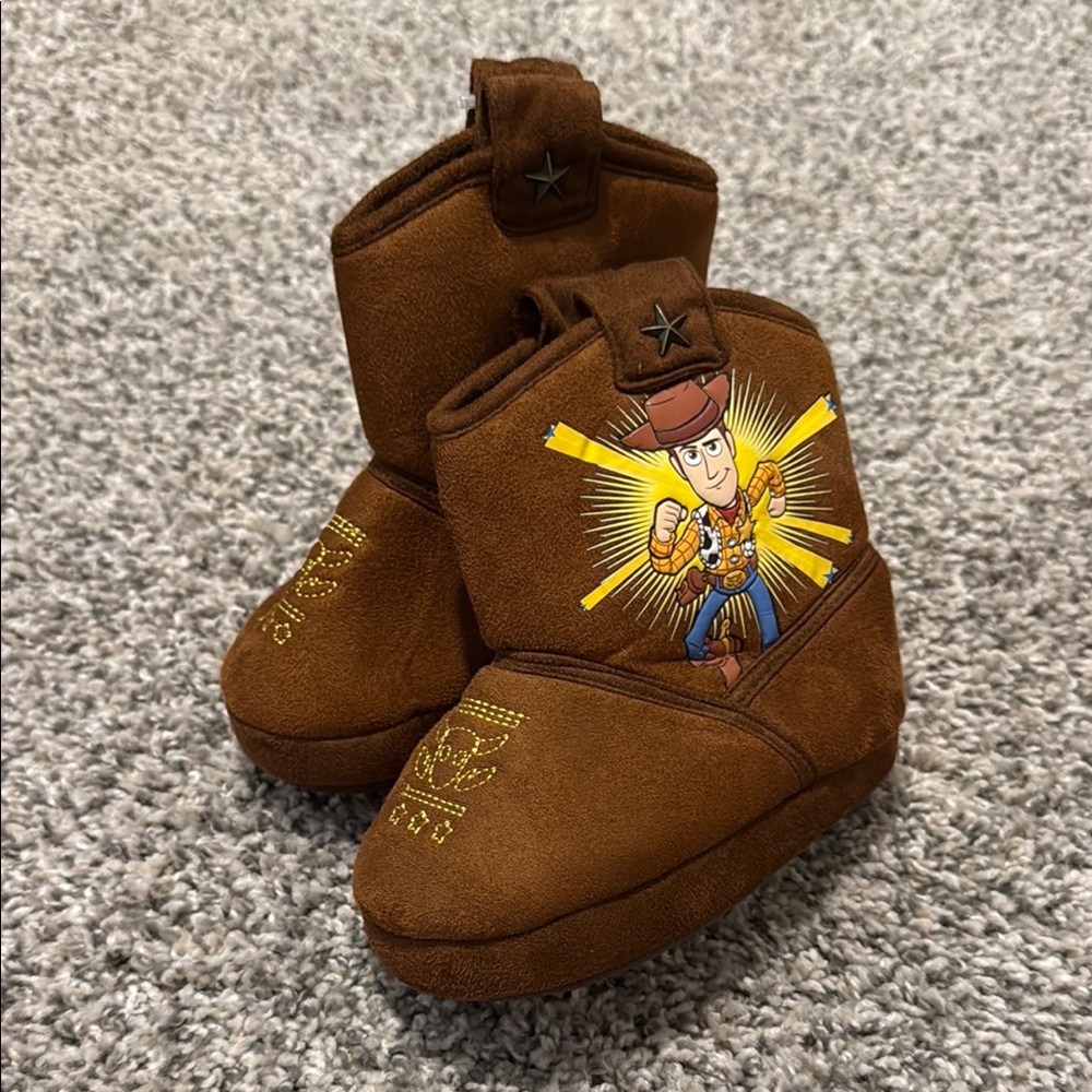 Kids Brown Toy Story Boots